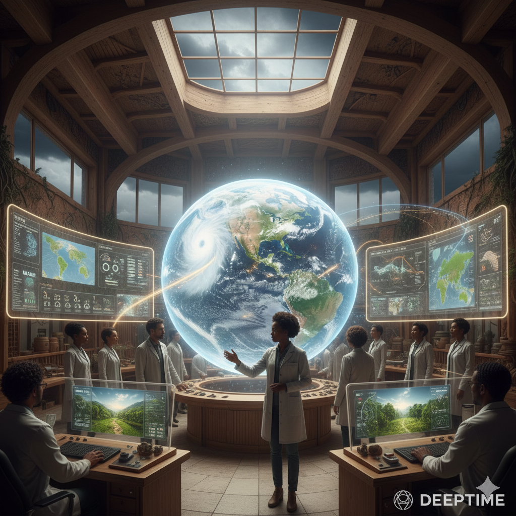 A view of Earth within a long-term civilizational archive
